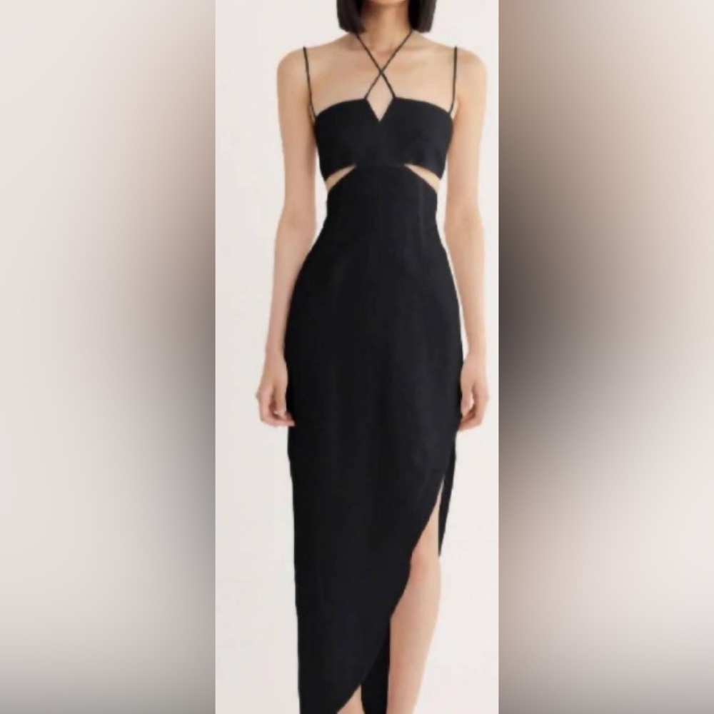 NWT Rumer the Label Freya Maxi dress in black size small